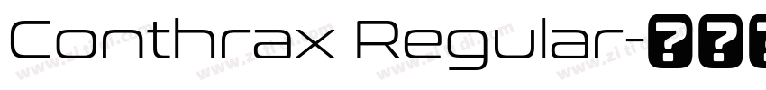 Conthrax Regular字体转换 Conthrax Regular字体转换